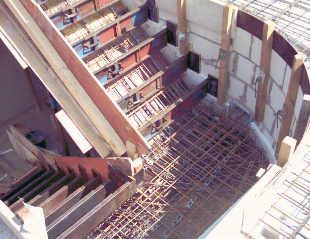 Bauunternehmung KresicBau Schalung Stahlbeton Treppe